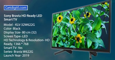 Sony Bravia W622G 80cm (32 inch) HD Ready LED Smart TV (KLV-32W622G)